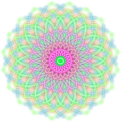 Digital Mandala design