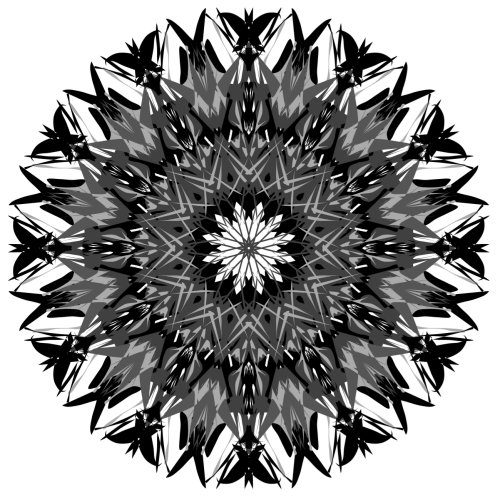 Digital Mandala design