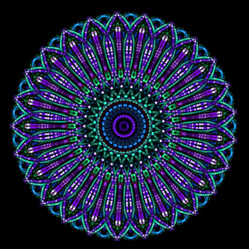 Digital Mandala design