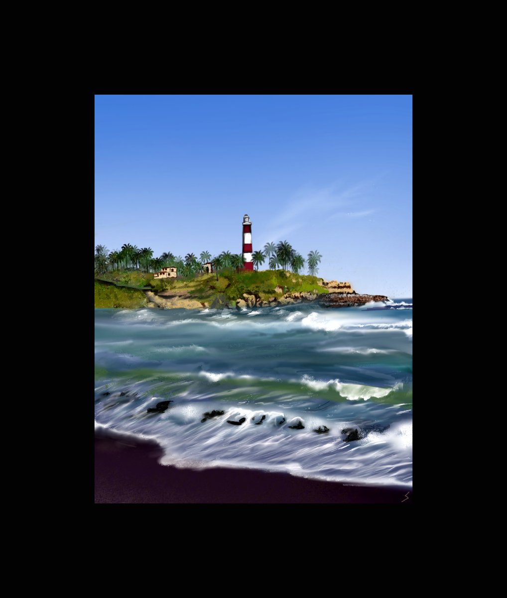 Lighthouse beach, Kovalam, Kerala